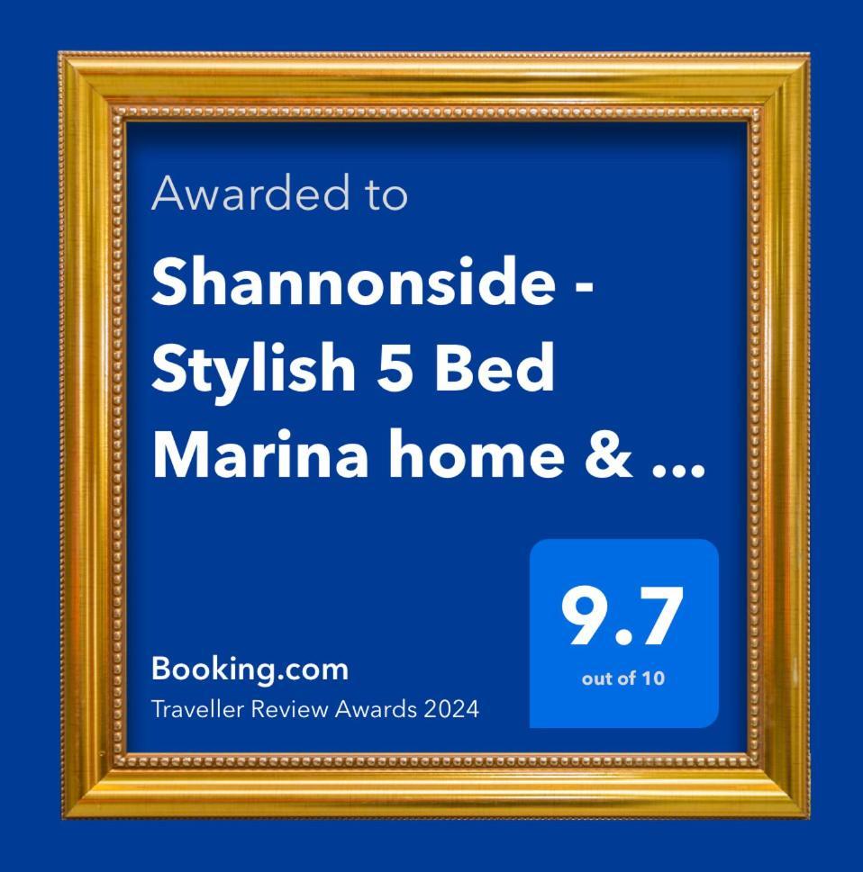 Termonbarry Shannonside - Stylish 5 Bed Marina Home & 40Ft Mooring מראה חיצוני תמונה